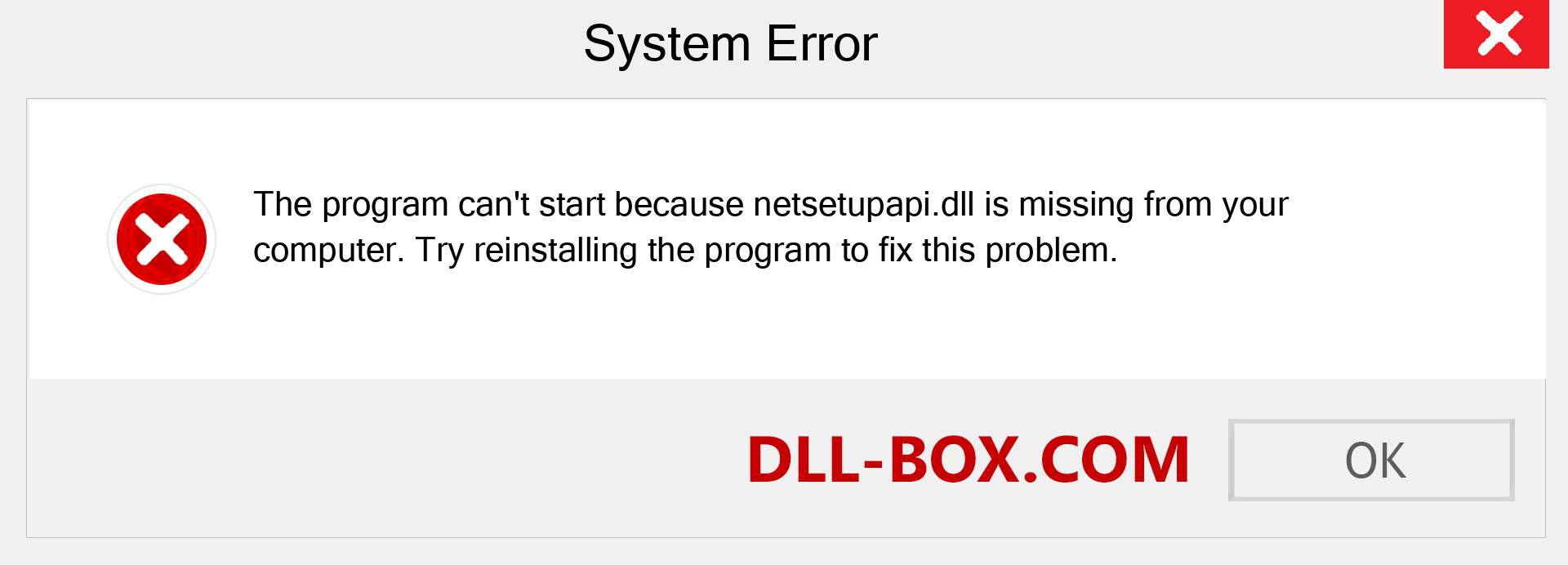  netsetupapi.dll file is missing?. Download for Windows 7, 8, 10 - Fix  netsetupapi dll Missing Error on Windows, photos, images